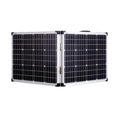 100W IP65 12v 7.64A پانل خورشیدی تاشو پانل خورشیدی تک نفره برای کمپینگ