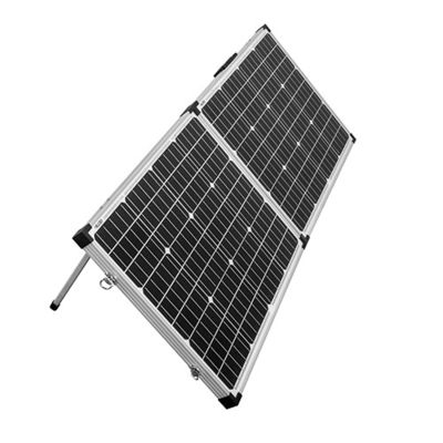 100W IP65 12v 7.64A پانل خورشیدی تاشو پانل خورشیدی تک نفره برای کمپینگ