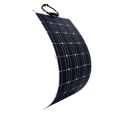 سبک وزن و آسان برای نصب 100w 12v نیمه انعطاف پذیر پنل خورشیدی برای قایق های ماشین