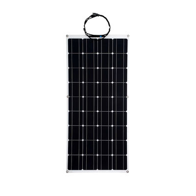 سبک وزن و آسان برای نصب 100w 12v نیمه انعطاف پذیر پنل خورشیدی برای قایق های ماشین