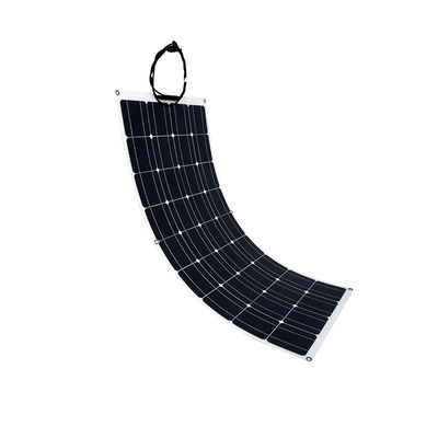 سبک وزن و آسان برای نصب 100w 12v نیمه انعطاف پذیر پنل خورشیدی برای قایق های ماشین