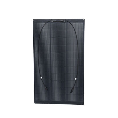 ETFE سطح 100W سیاه پنل خورشیدی انعطاف پذیر برای خارج از شبکه