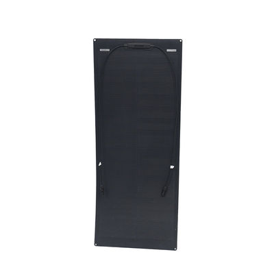 ETFE سطح 100W سیاه پنل خورشیدی انعطاف پذیر برای خارج از شبکه